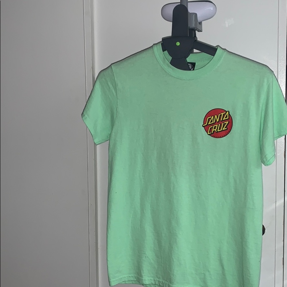 Mint Santa Cruz Skateboards Graphic Logo Tee
